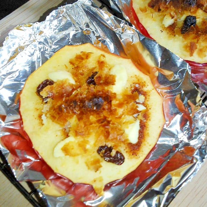 家飲みにもぴったり♡チーズ焼きりんご(福島産)